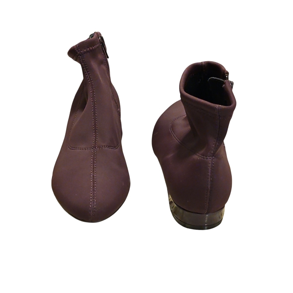 Bata Burgundy Ankle Boots - Picture 4 of 6